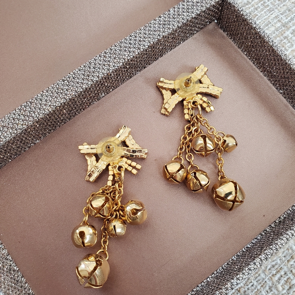 Christmas Statement Dangle Earrings - image 3